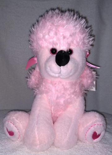 Peluche barboncino rosa